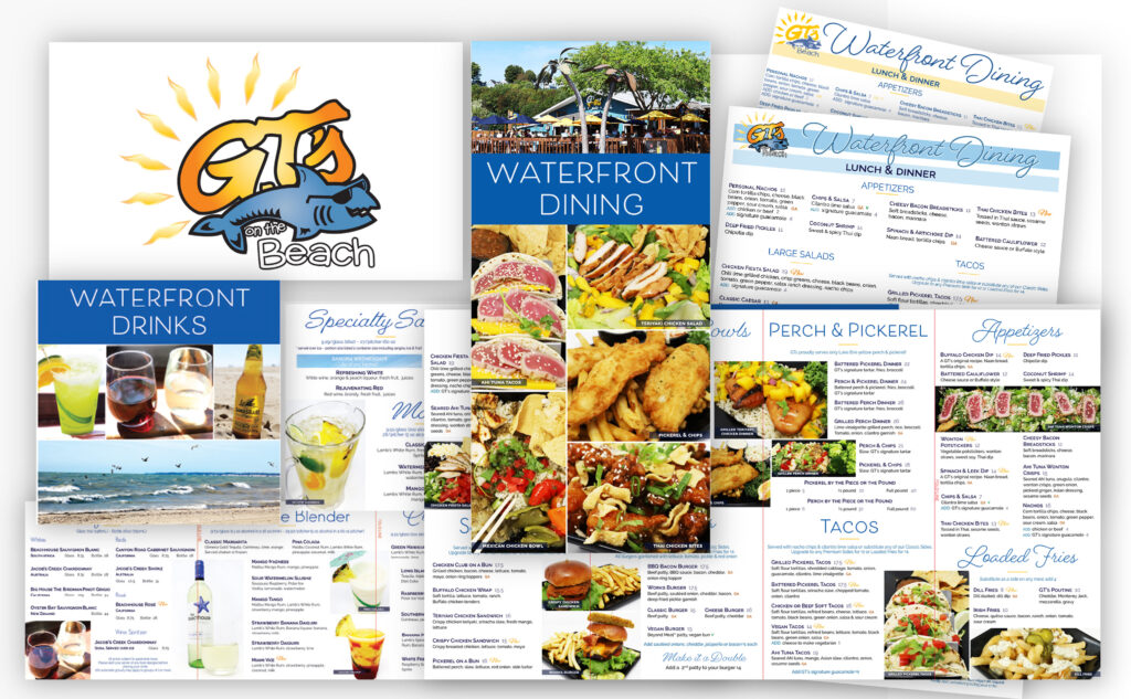 Gts menu - menu designs